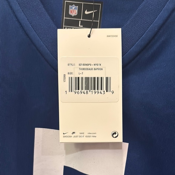 Nike Kids Blue Sports Jersey - Picture 7 of 11